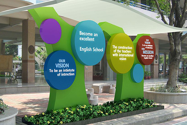 學校標識導視系統 學校標識導視系統